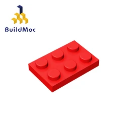 BuildMOC Compatible Assembles Particles 3021 Plate 2x3 For Building Blocks Parts DIY Story Education