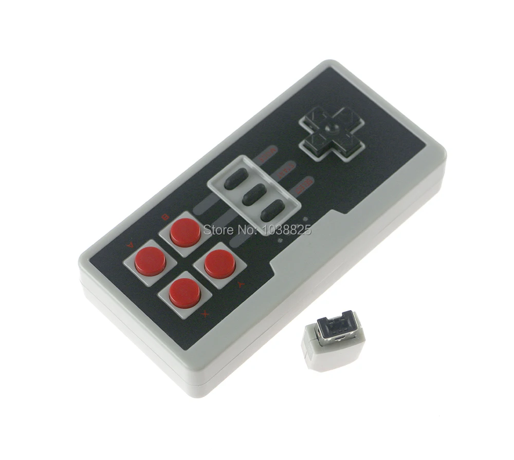 لوحة ألعاب لاسلكية لـ Nintendo Classic FC/NES ، إصدار كلاسيكي ، وحدة تحكم ألعاب صغيرة ، ملحق مع كابل شحن USB