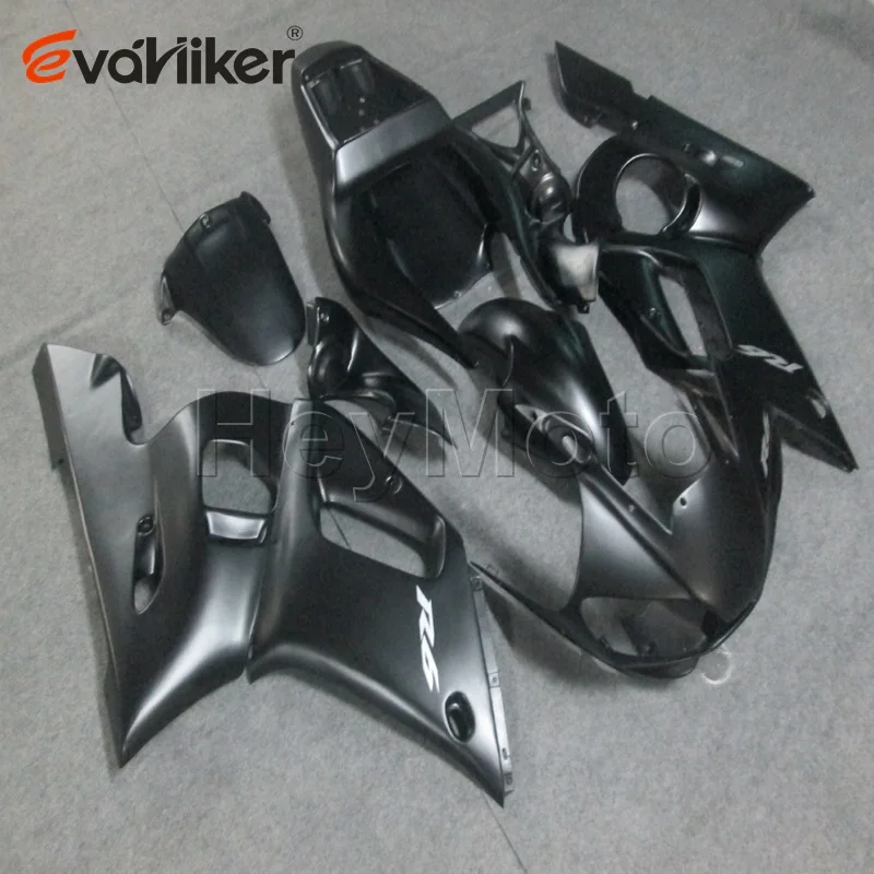 Aangepaste motorfiets stroomlijnkappen volledige set YZFR6 1998 2002 kleur en stickers ontwerp roze bodykit vervangende covers