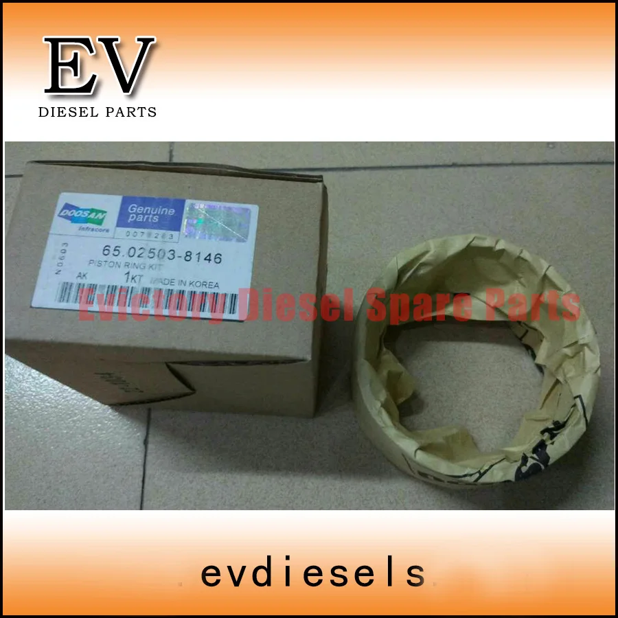 DB58T DB58 piston kit with ring set For Doosan DH150 excavator