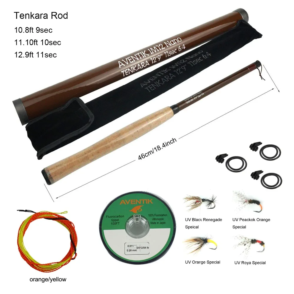 

Aventik Free Shipping 10'8'' 11'10'' And 12'9'' Super Light Tenkara Fishing Rod Combo Fly Fishing Rod With Tenkara Flies Line