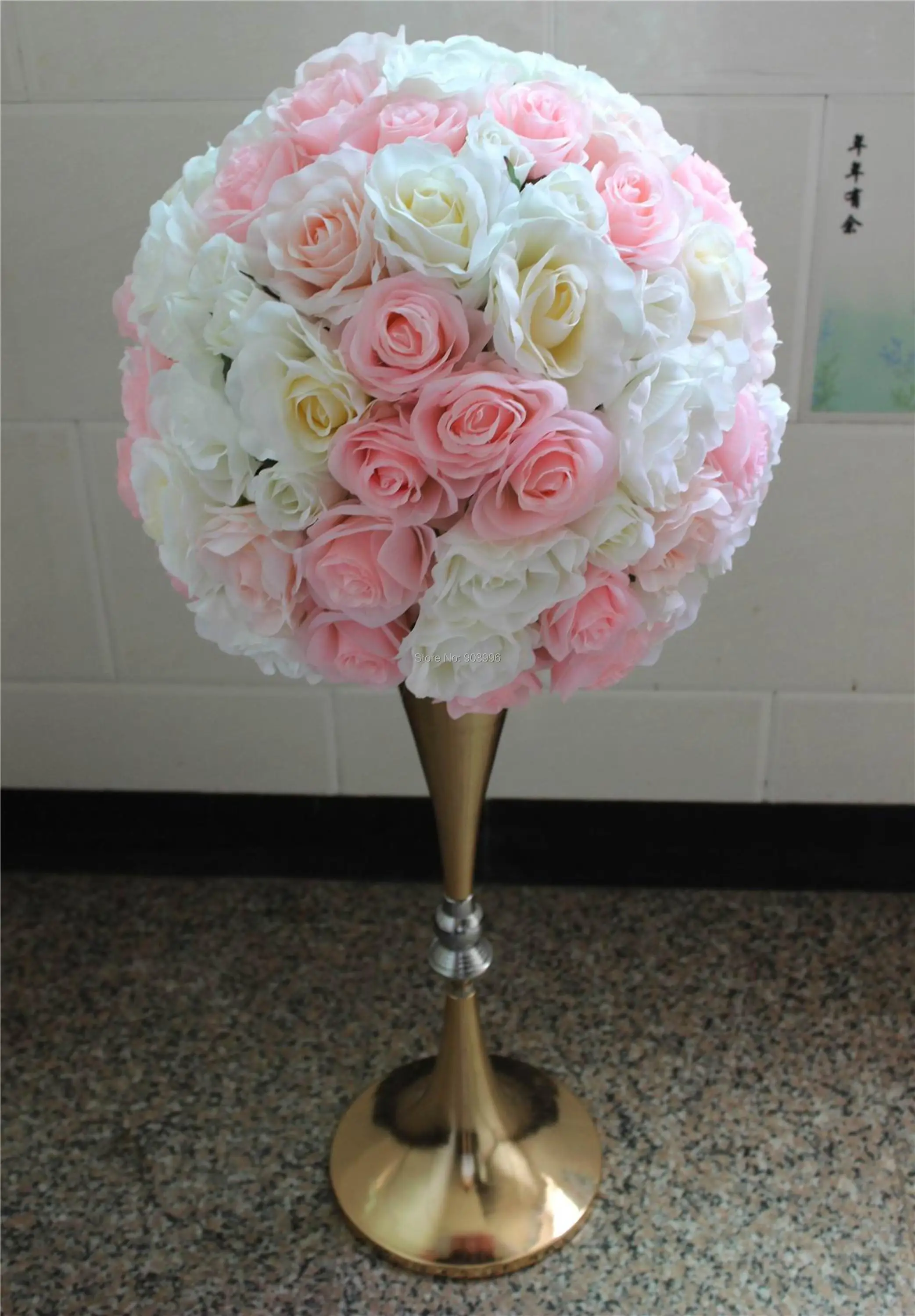 

SPR 3/4 ball Free shipping wedding centerpiece table decoration flowers Rose Pitaya Road lead flower (only the flowers)2pcs/lot