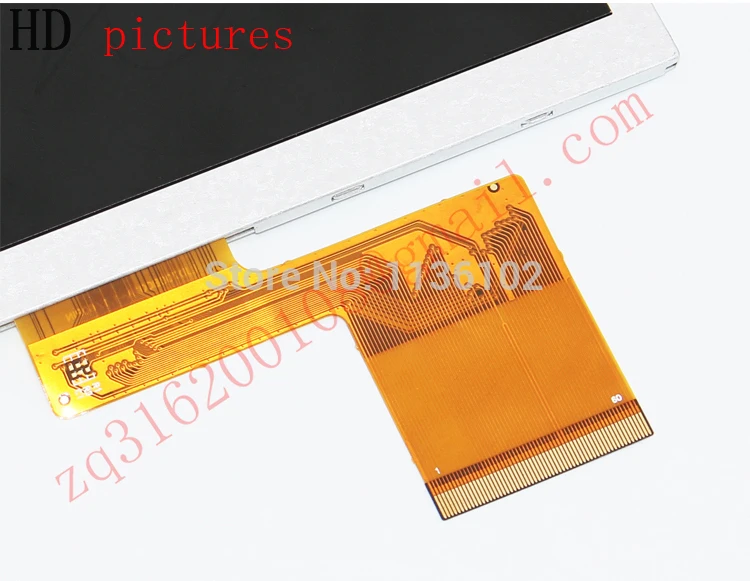 New 7'' inch tablet pc 60pin LCD screen KX0706003-A0 700CP5650-60 KR070PC5S LCD Display Resolution 800*480 Free shipping