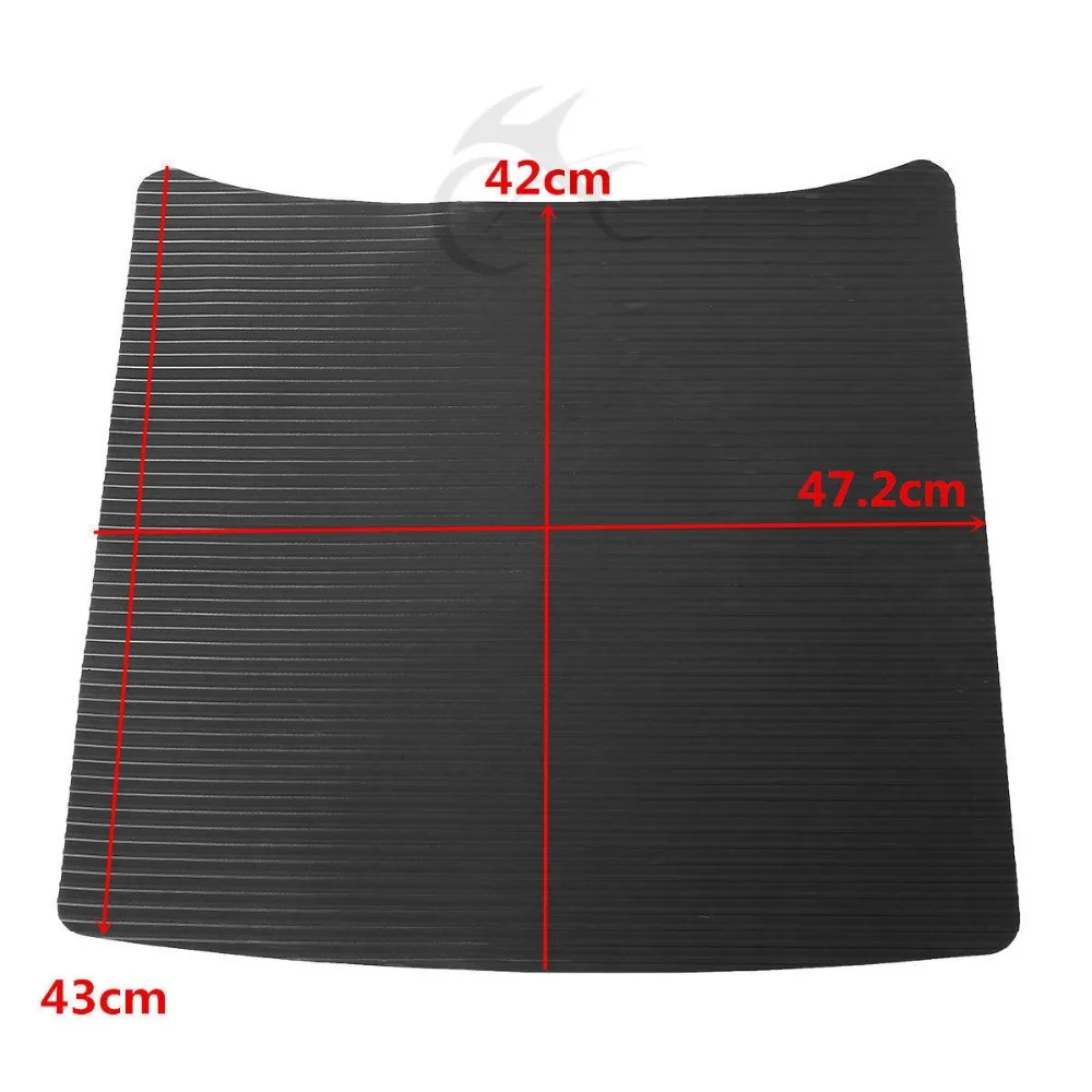 Motorcycle Black PVC Mat Insert Tour Pack Trunk For Harley Touring Road King Street Glide Road Glide 2014-2022