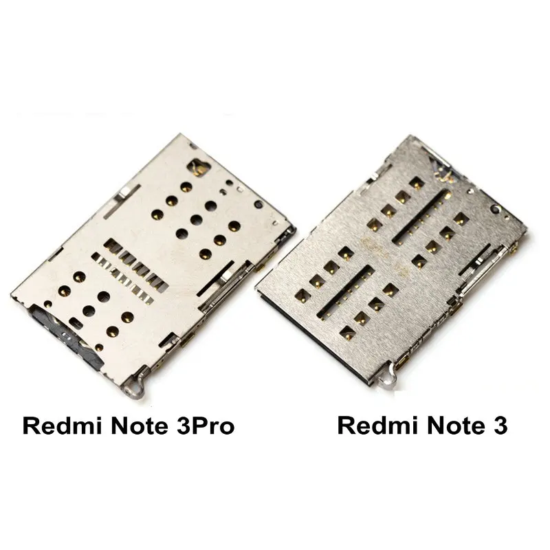 

New SIM Card Reader Connector Junctor Socket Holder Slot for Xiaomi Redmi Note 3 / Note 3pro Replacement Parts