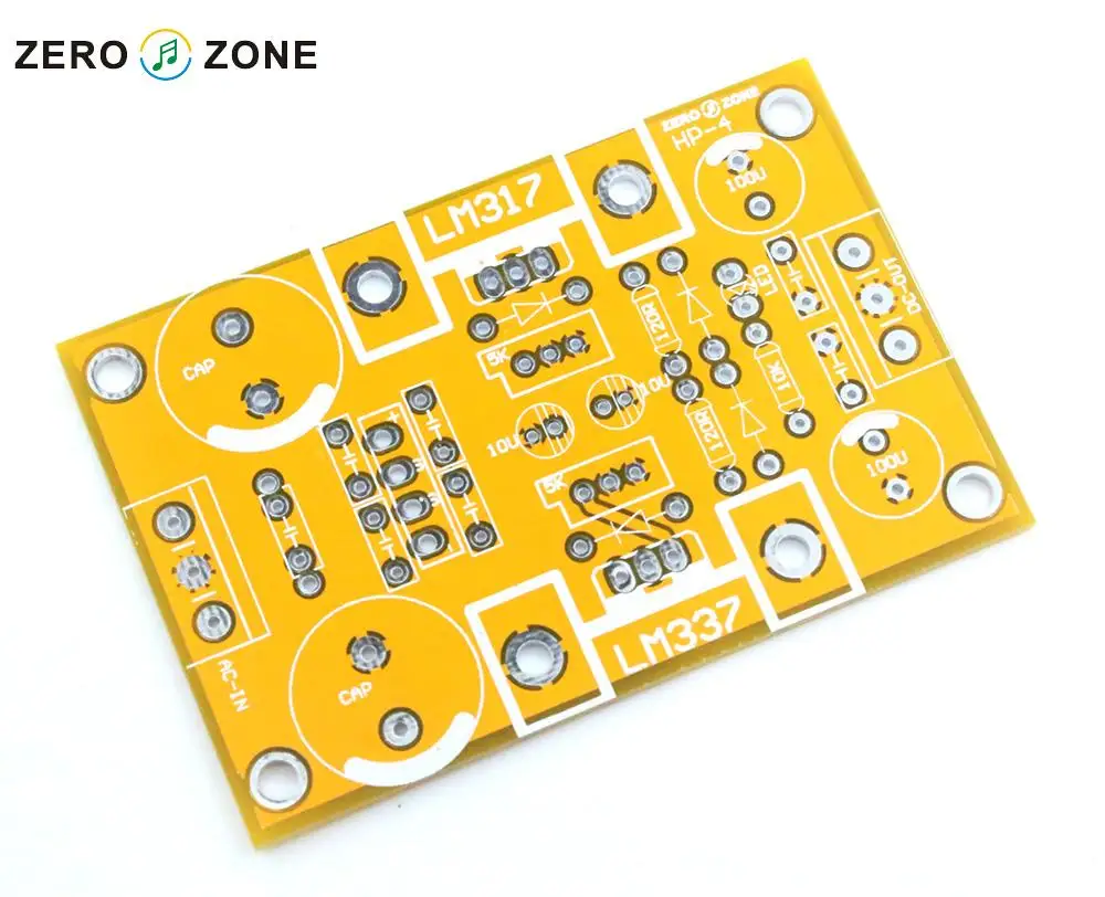 Gzlozone (lm317/lm337) pwb ajustável da fonte de alimentação do regulador do filtro