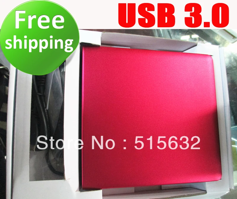 

12.7mm SATA USB 3.0 super slim Drive USB external slot in CD DVD case