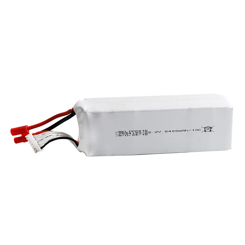 1 stücke 22,2 V 5400 MAH 6 S li-po batterie für flugzeuge autos & boot