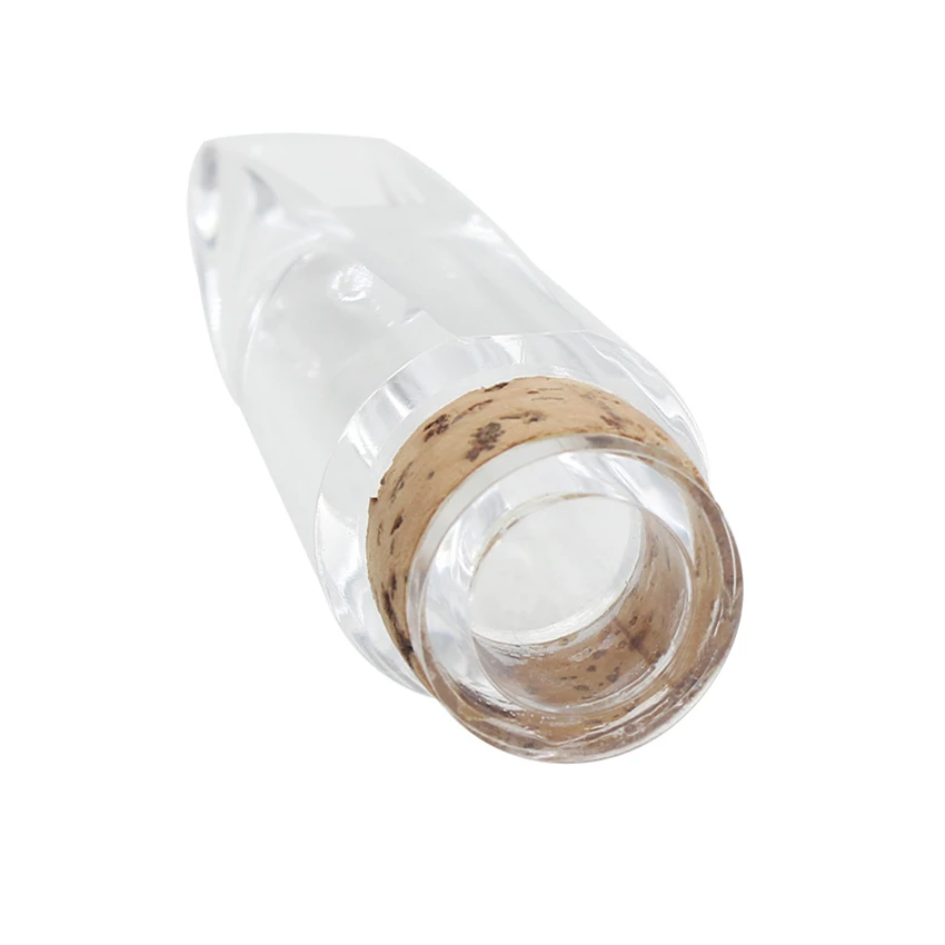 Transparent Bb Clarinet Mouthpiece Clear Acrylic Material with Cork Professional Woodwind Instruments Parts & Accessories