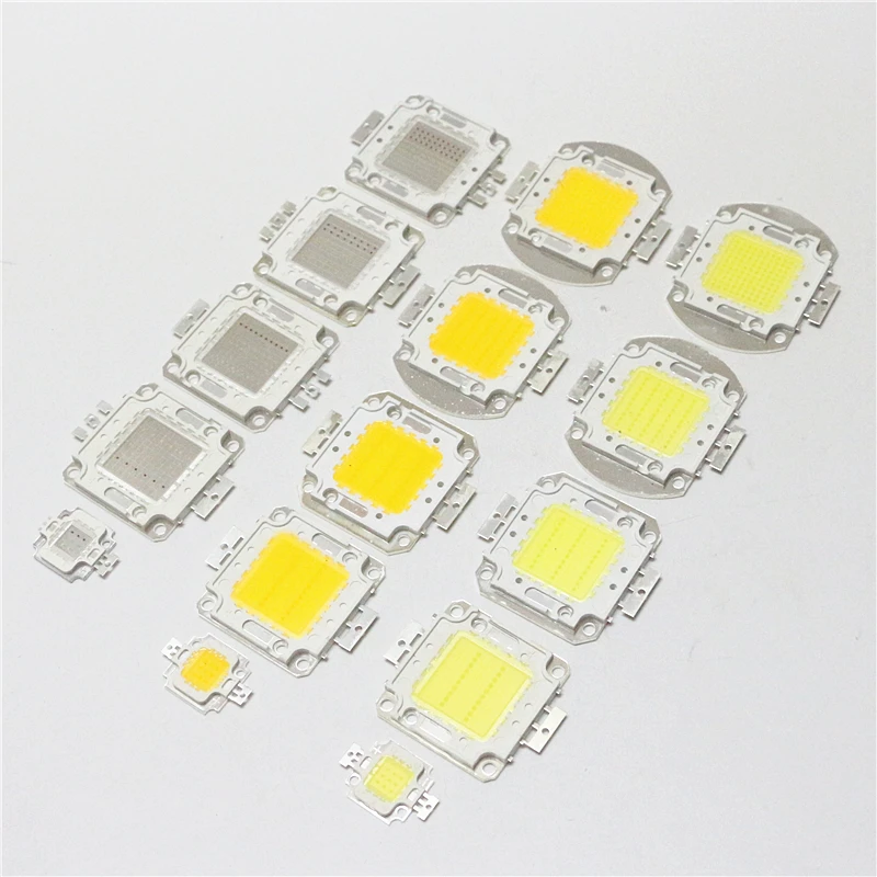 High Power 10W 20W 30W 50W 100W White / Warm white /  RGB LED Lamp SMD LED Light Chip Bulb For Flood Spot light Downlight