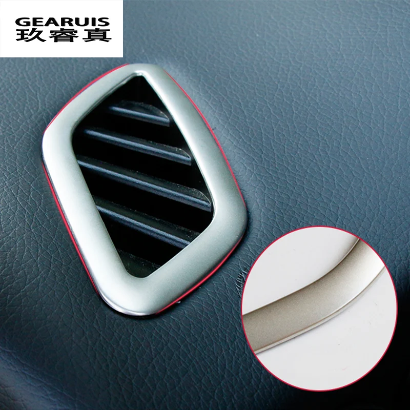 Car-styling Dashboard Air Conditioning Vent Cover Sticker Trim For Mercedes Benz CLA GLA A Class W117 C117 W176 X156 Accessories