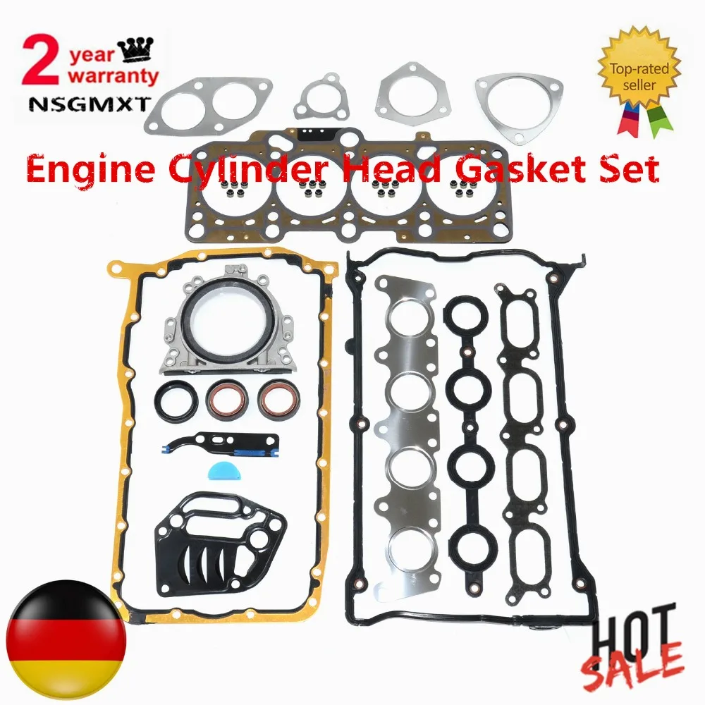 AP01 Engine Cylinder Head Gasket Set For Audi 1.8T 20V TT A3 Alhambra Leon Golf Octavia Bora Beetle Passat Sharan Jett