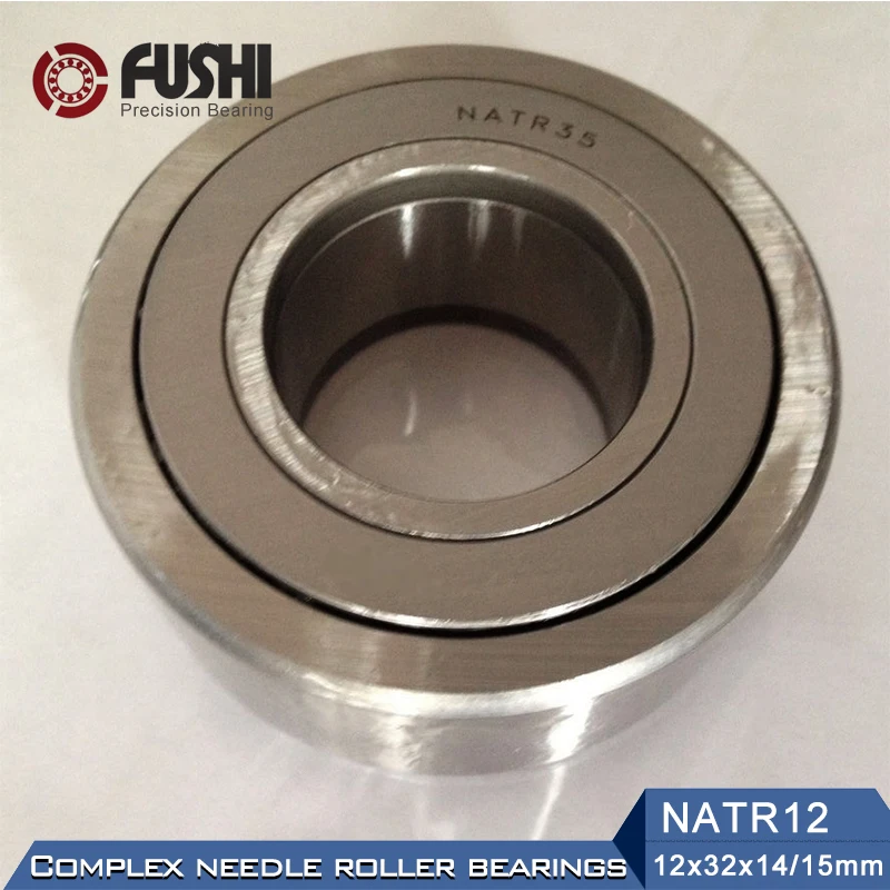 

NATR12 Roller Followers Bearings 12*32*15*14mm ( 1 PC) Yoke Type Track Rollers NATR 12 Bearing NATD12