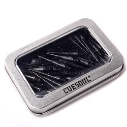 Cuesoul 100ピースソフトチップダーツ用ブラックソフトチップポイント