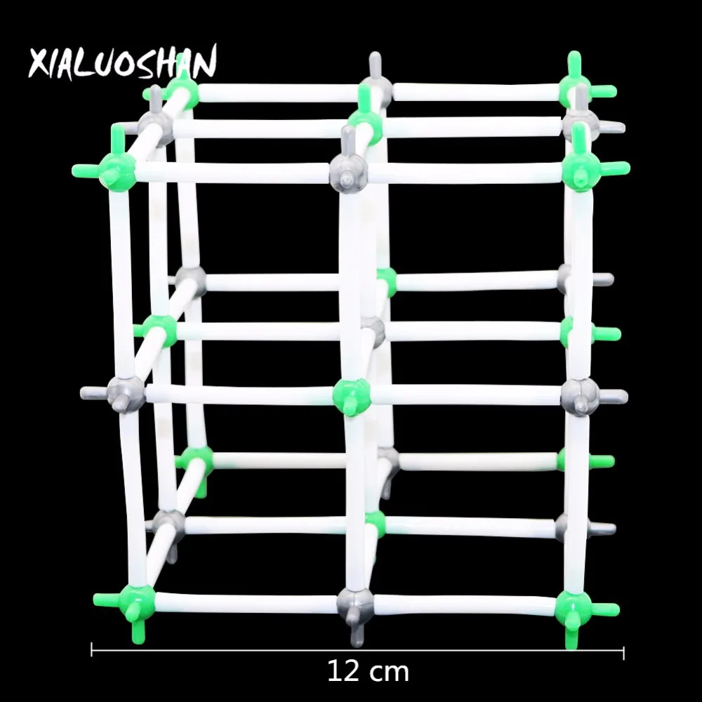 NaCl kryształowy Model strukturalny sodu chlorek Natrium 9mm struktura molekularna Model nauczyciel narzędzia sprzęt chemiczny