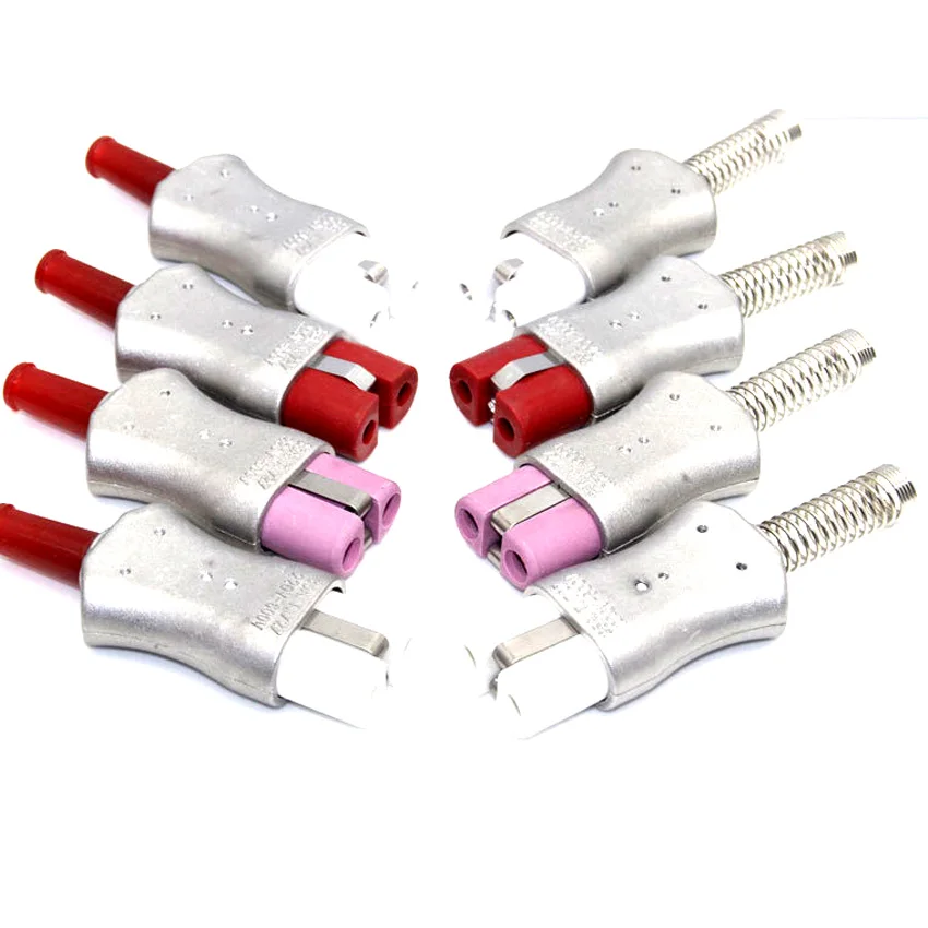 White Ceramic C7 Industry Connector C8 Female Male Power Socket Plug Electric Oven Cooker Charge Outlet 35A 600V 5mm 6mm