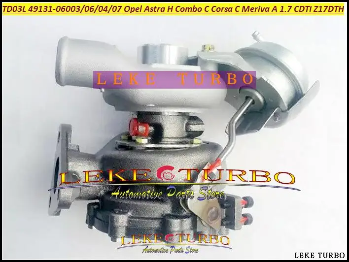 TD03L 49131-06016 897300 8973000926 860070 860128 860147 98102364 Turbo For Opel Astra H Combo C Corsa C Meriva CDTI Z17DTH 1.7L