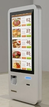 

Restaurant self service Ordering information Kiosk with Terminal pos Payment System