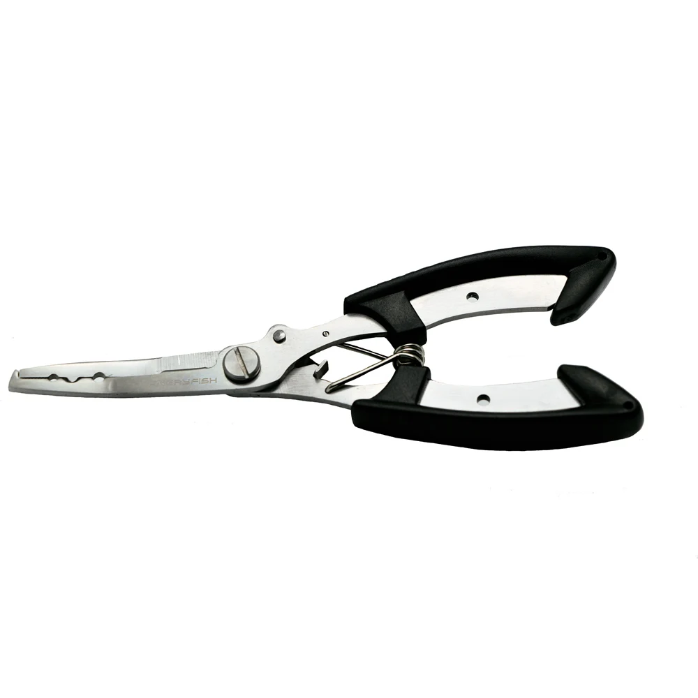 ANGRYFISH Steel Fishing Pliers Scissors Line Cutter L1 Black Color Fishing Tackle/Tools