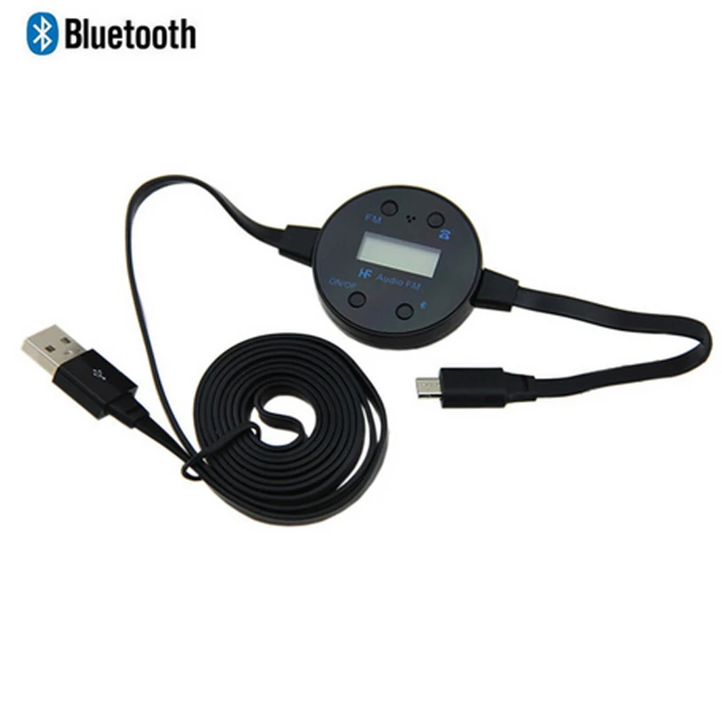 

Новый беспроводной аудио FM-передатчик Bluetooth передатчики музыкальный ключ для автомобиля Поддержка громкой связи для автомобиля для iphoneBF186