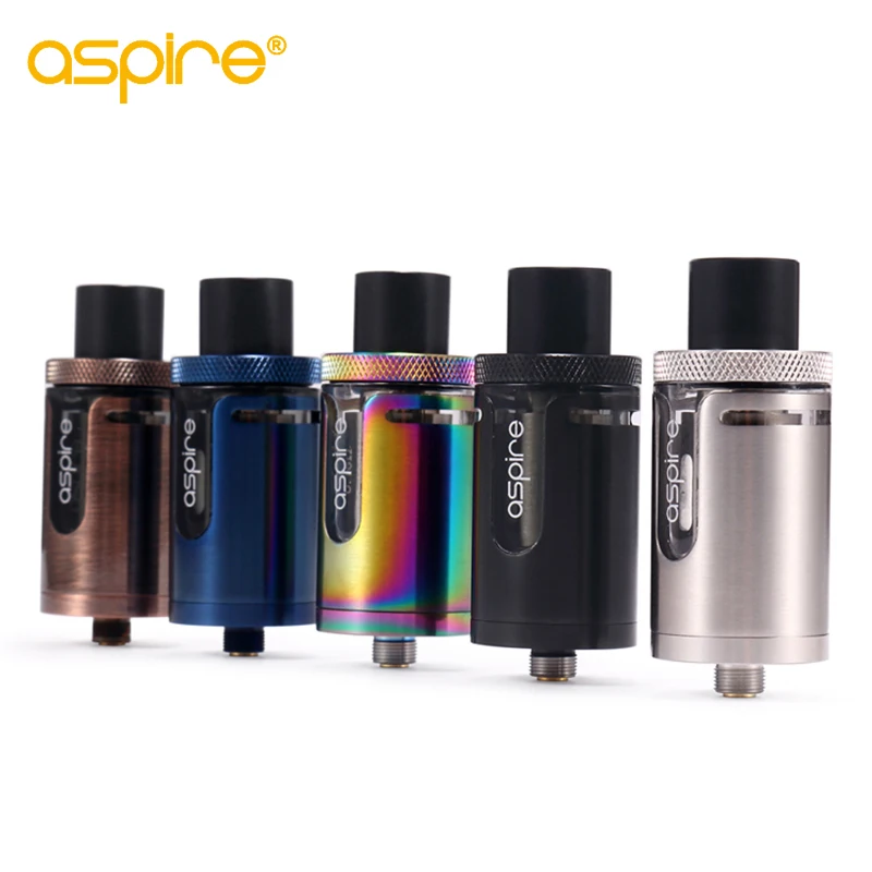 บุหรี่อิเล็กทรอนิกส์แบบพกพา Aspire cleito EXO Atomizer ถังบุหรี่ไฟฟ้าความจุ2.0มล. ฝัก510เธรด