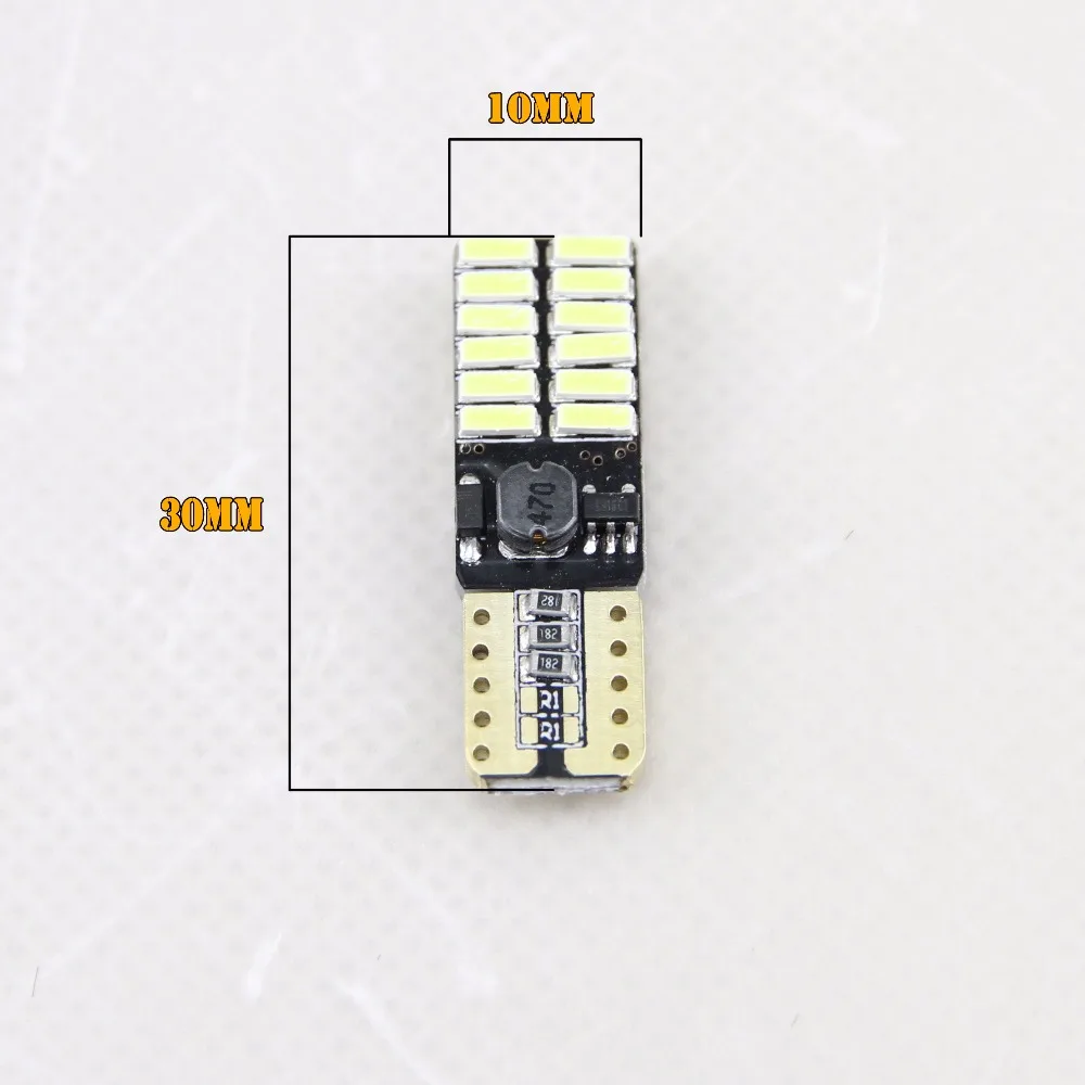 4XCanbus T10 W5W SMD 4014 LED Car Wedge Clearance Lights Parking Light For Volvo S60L S80L XC90 C70 V40 V50 V60 XC60 S40 S60 S80