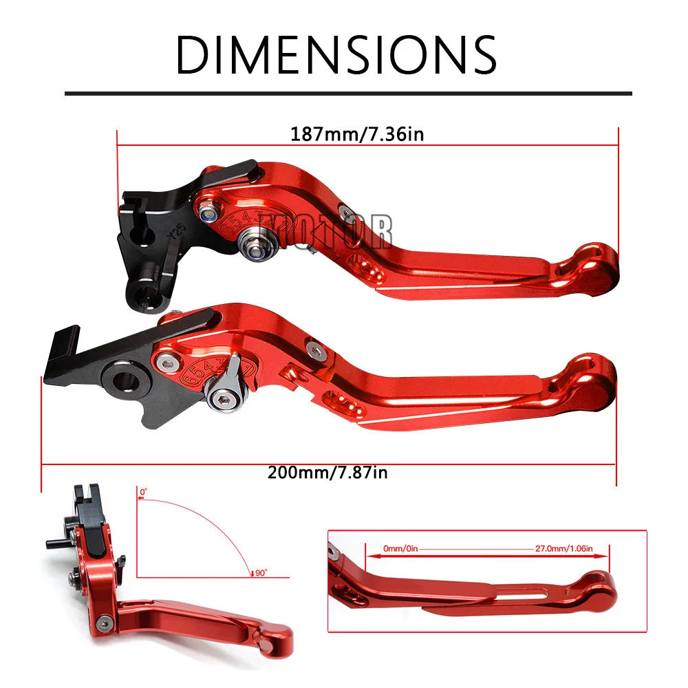 Pivot alavancas de freio embreagem da motocicleta para kawasaki gtr1400 concours zx1400 zx14r zzr1400 alavanca ajustável gtr zx zzr 1400 14 r