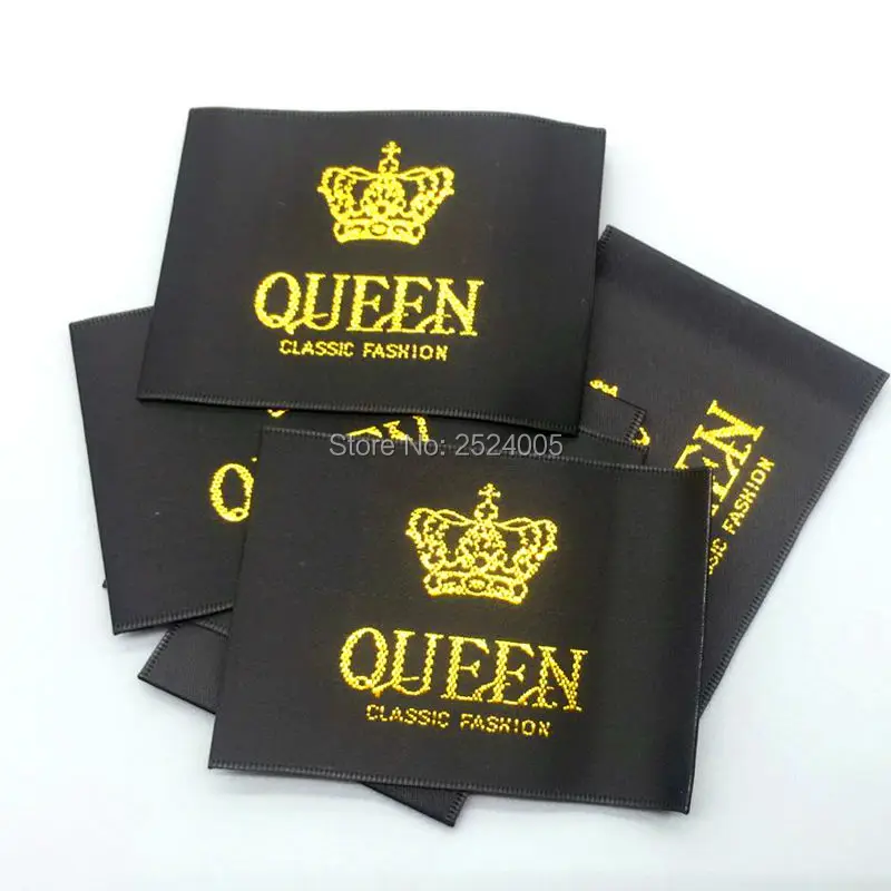 Etiquettes-tissees-en-satin-noir-pour-vetements-personnalises-avec-polices-dorees-marque-commerciale-etiquettes-brodees-pour-vetements-etiquettes-imprimees-marque-livraison-gratuite