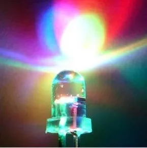 

500PCS/Lot F5 line light emitting diode colorful LED lamp 5mm diameter slow flash red green blue highlight genuine