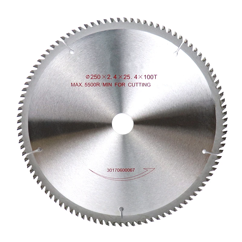 

10''/250mm Circular Saw Blade 60T/80T/100T/120T Tungsten-cobalt Alloy Cutting Disc Saw Blades For Wood Aluminum Tool Accessories