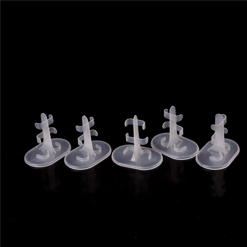 5pcs/lot New Clear Doll Support Leg Holders Doll Stand Display Holder For Dolls Transparent Stands Doll Accessories