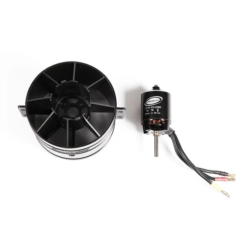 FMS 90mm Ducted Fan Jet EDF 12 blade With 3546 KV1900 Motor (Optional) Engine Power 6S For RC Airplane Model Plane Car Parts