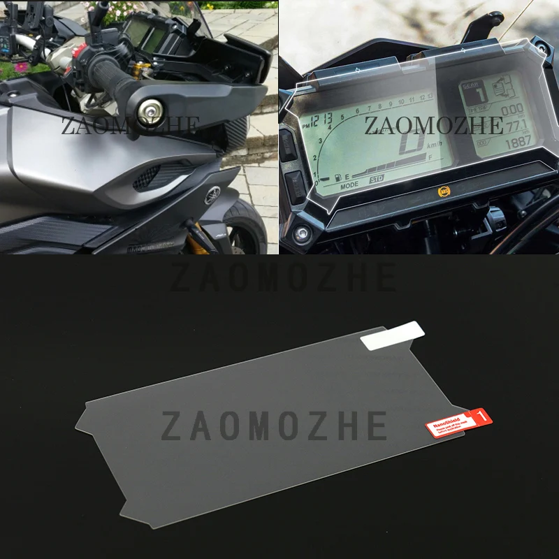 For Yamaha  MT10 MT-10 2016 2017 2018 Motorcycle Cluster & GPS Navigator Scratch Protection Film Screen Protector