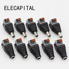 DC Male and Female Connectors 2.1x5.5mm 10 pcs #2