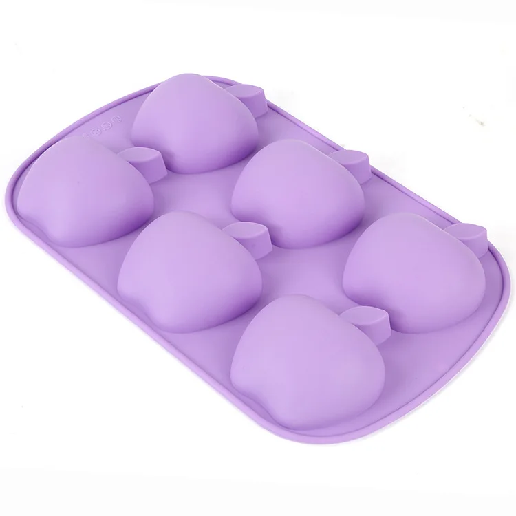 Baking Accessories Kitchen Bakeware Supplies Apple Ice Cube Silicone Mould Cake Molds Decorative Confeitaria Bolo E386