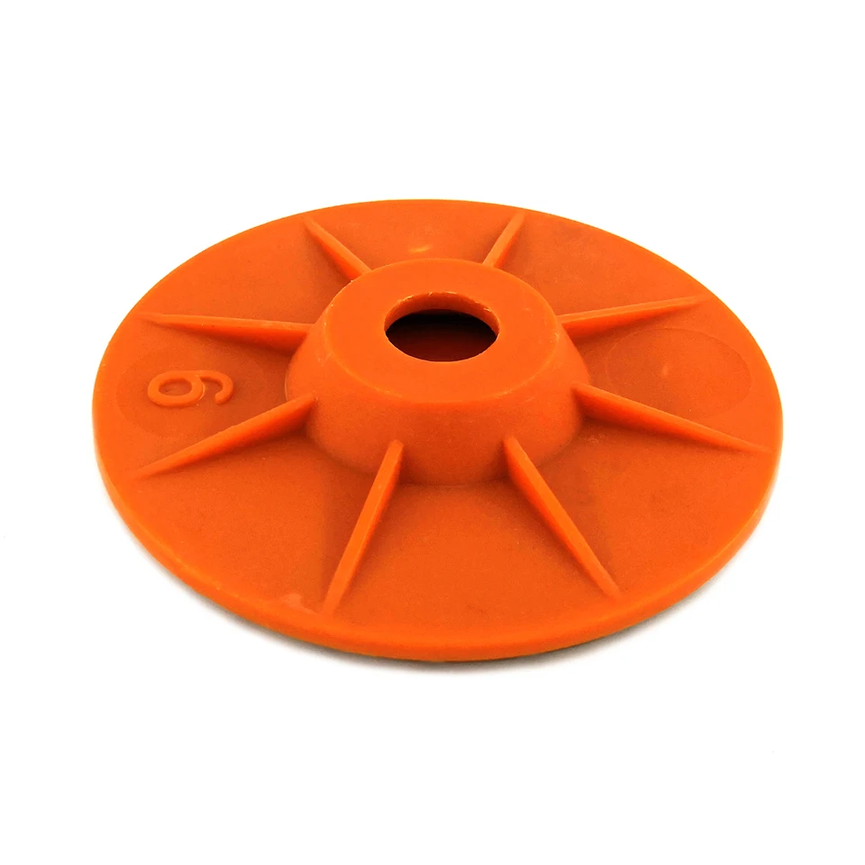 Imagem -05 - Rijilei Peças Conjunto 100 mm Almofada de Polimento Diamante Polegada Molhado Flexível Granito Polimento Almofadas Piso Concreto Mármore Moagem Discos Zj06