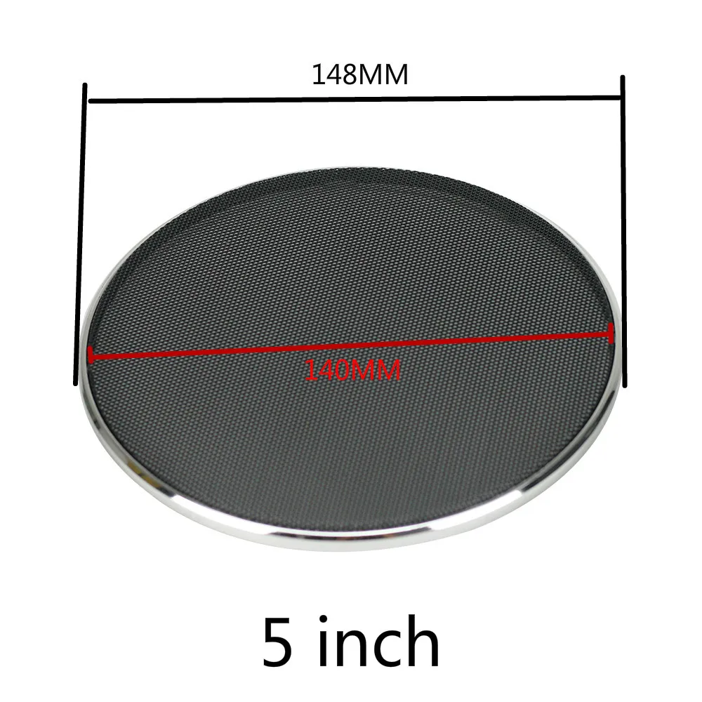 GHXAMP 1 inch 2 inch 3 inch 4 inch 5"inch 6.5"inch Tweeter Speaker Grill Mesh Enclosure Protective Cover DIY Silver Spray Black images - 6