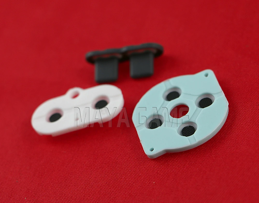 1 комплект резиновых проводящих кнопок A-B D-pad для GameBoy Pocket GBP, силиконовая клавиатура Start Select