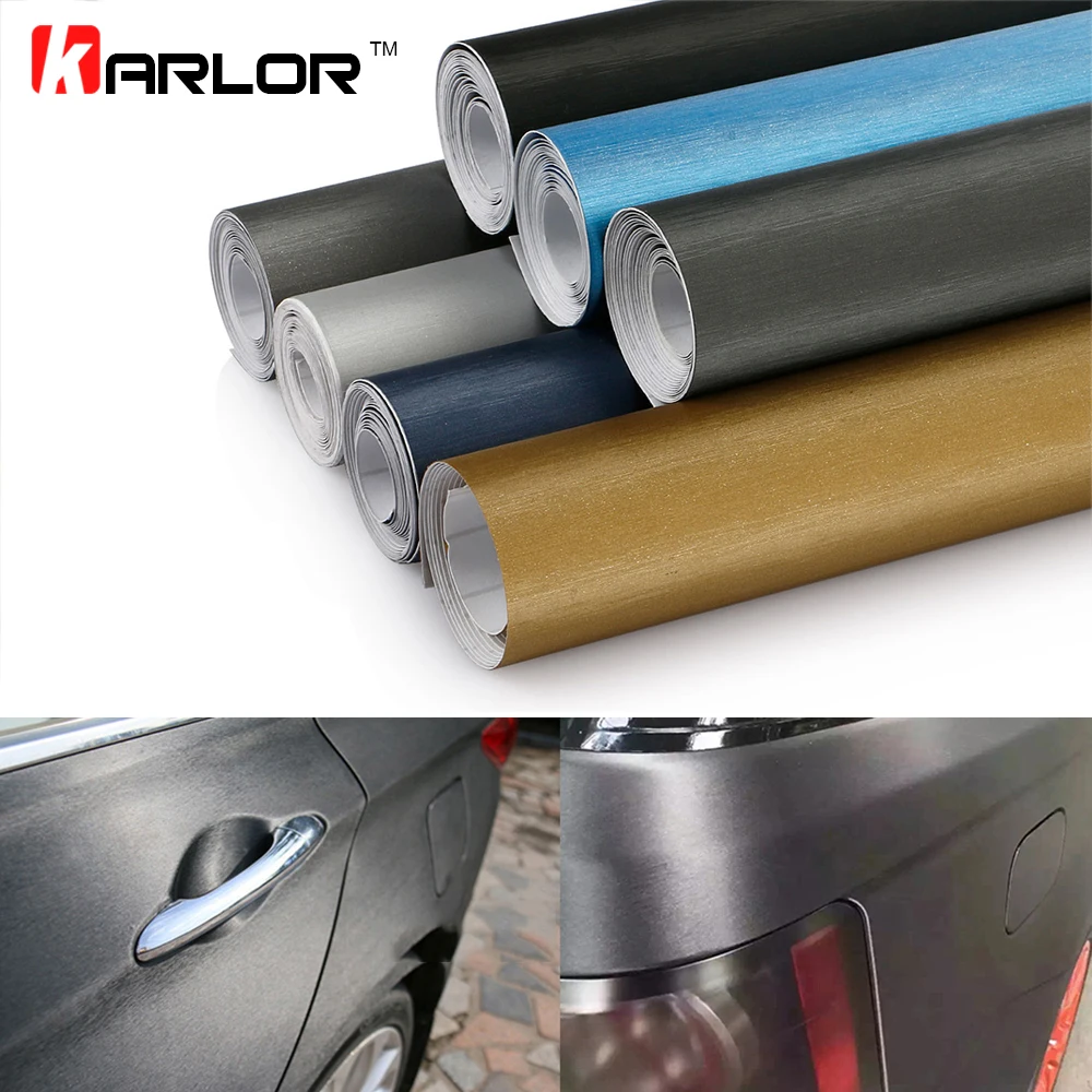 50x200cm Plating Matte Drawing Vinyl Film Brushed Matt Car Wrap Sticker Waterproof Motocycle Phone Laptop DIY Decal Accessories