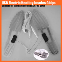 10p USB Electric Heating Insoles Chips,Clear PET High-quality Metal Heating Film,Fit for 36~45 yards,Outdoor Winter Warm Insoles