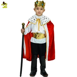 Kids Prince Costume for Halloween Cosplay Party  Role Play King Costumes Children's Day Fancy Dress Up for Gifts