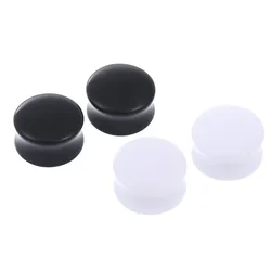 2Pcs/Lot  Acrylic Ear Plugs Tunnels Piercigns Plug 3-30mm Ear Stone Expanders Stretchers Earring Gauges for Women Body Jewelry