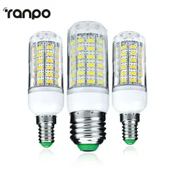 Lampe LED E27 E14 3W 5W 7W 12W 15W 18W 20W 25W SMD 5730 ampoule épis de maïs, lustre LED bougie projecteur éclairage de maison 220V