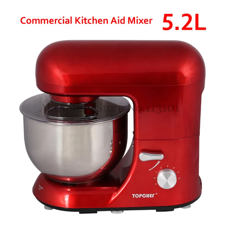 Kitchen Aid Mixer Blender Commercial Electric Mixer 5.2L or 7L 220V