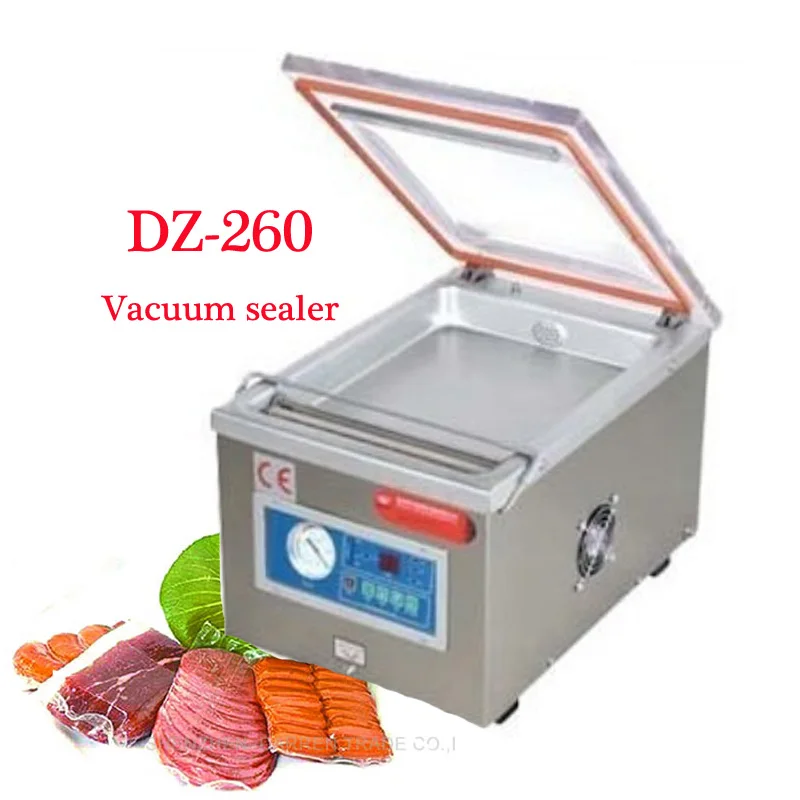 

Automatic Desktop Vacuum sealer,food vacuum packaging machine, vacuum packager,bag sealing machine DZ-260