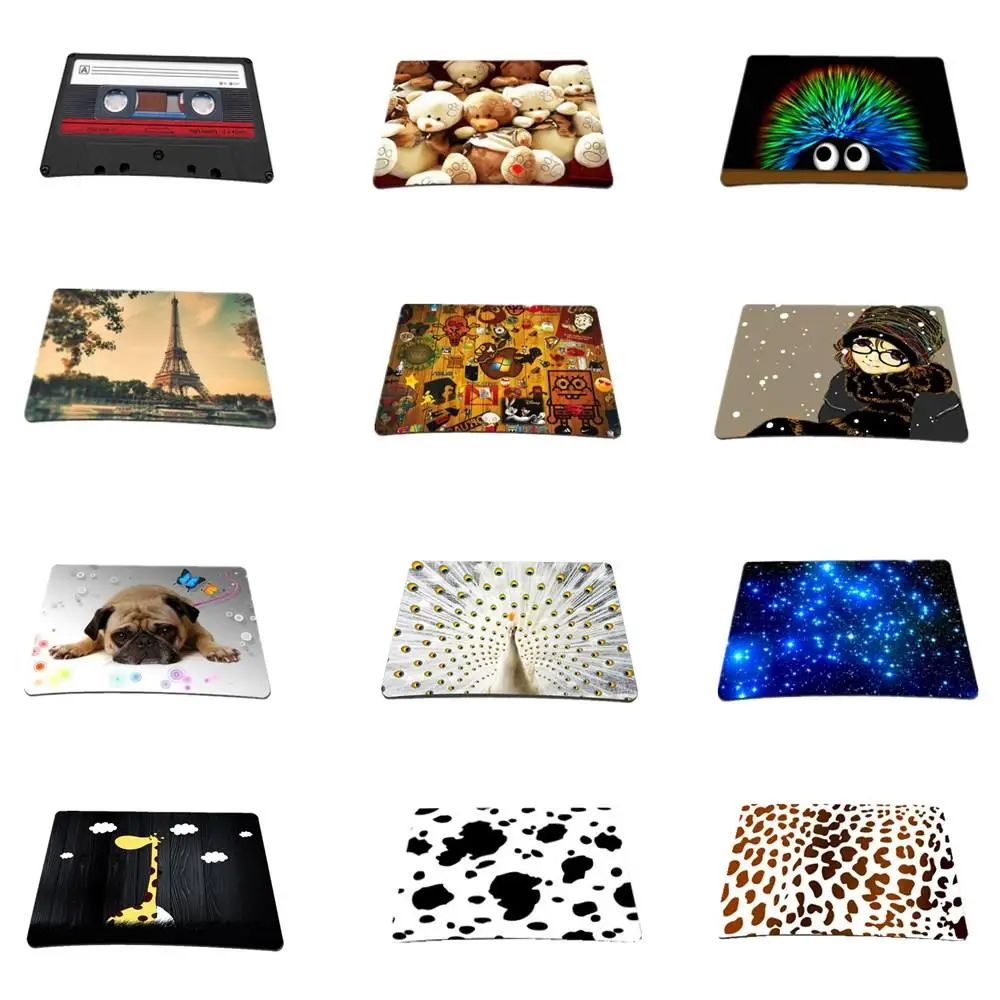 Stylish cute Multiple Design Anti-Slip Mouse Pad Mice Pad Mat Mousepad For Optical Laser Mouse For Laptop Computer Notebook