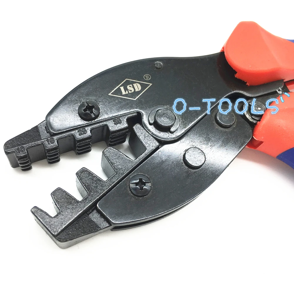 LY-35WF Manual crimping tool for cable ferrules 10-35mm2 ratchet crimping pliers for 8-2AWG wire cord end sleeves