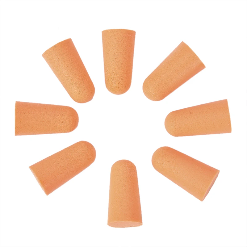 سدادات أذن رغوية مخروطية الشكل ، 10 أزواج ، لمنع الضوضاء ، حماية السمع