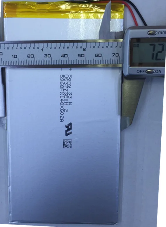 3.7V ポリマー OZing N808 タブレット 3572140 代替 PR-3874175 バッテリー 6000mAh 充電式リチウムイオン電池