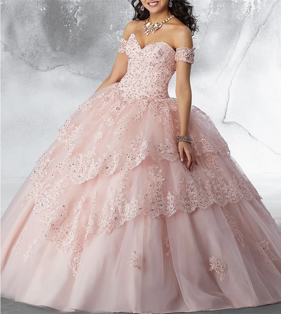 Janevini luxo princesa bola vestido vermelho quinceanera vestidos querida apliques pesado frisado concurso vestidos de baile 15 anos